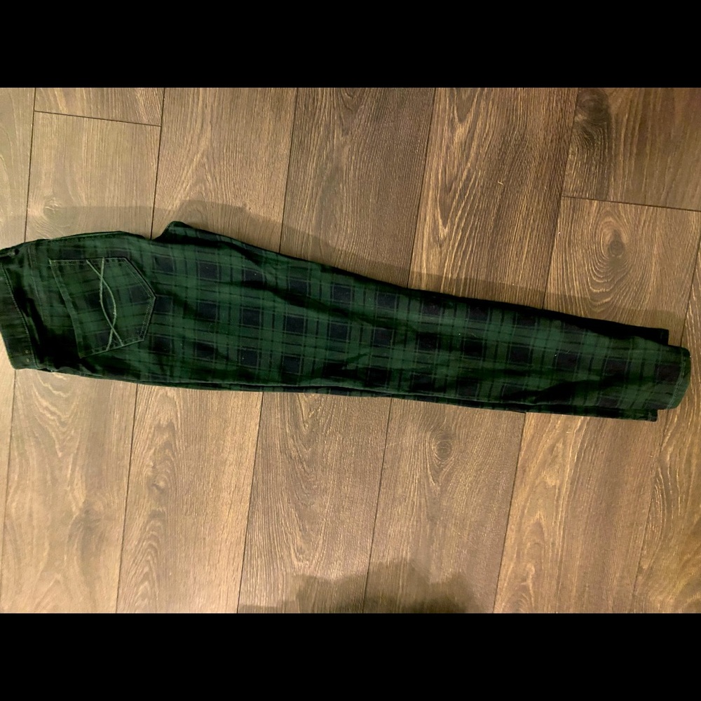 Plaid jeans